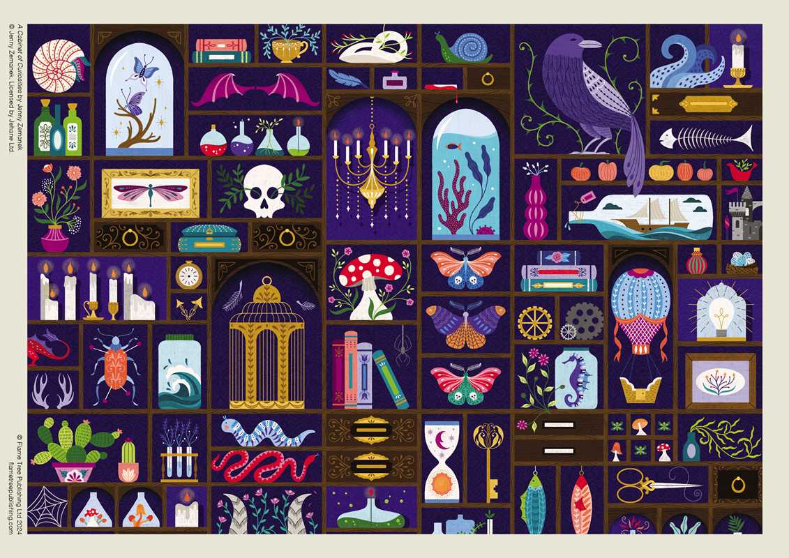 Adult Jigsaw Puzzle: Jenny Zemanek: A Cabinet of Curiosities by