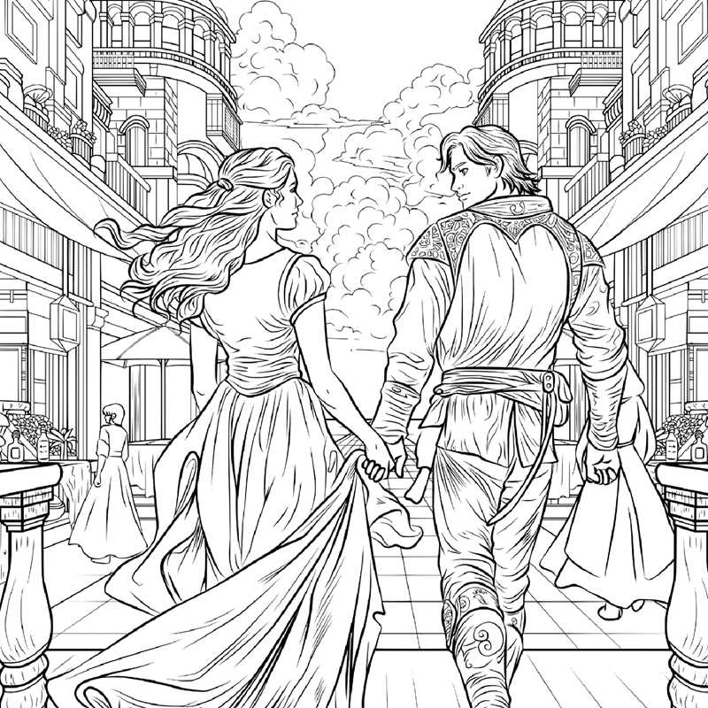 Romantasy Coloring Book